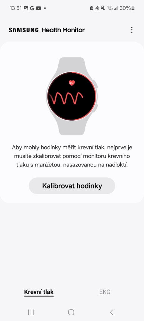 Aplikace Samsung Health Monitor