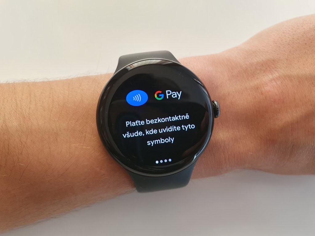 Hodinky podporují platformu Google Pay