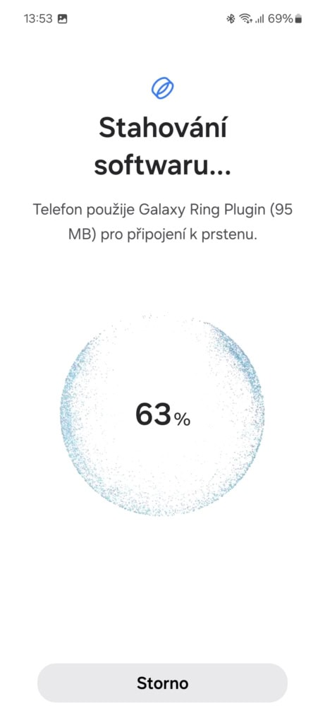 Stahování dodatečného pluginu